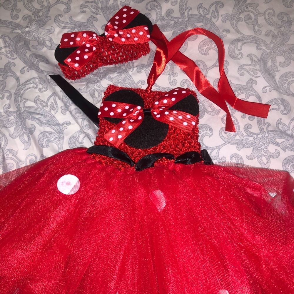 Knit Minnie Mouse Tutu